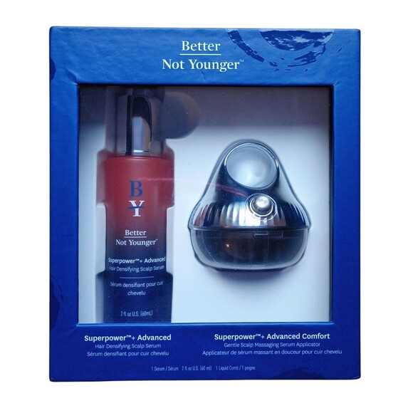 BETTER NOT YOUNGER SUPERPOWER+ ADVANCED SCALP SERUM + APPLICATOR BNIB SEALED - Picture 1 of 2